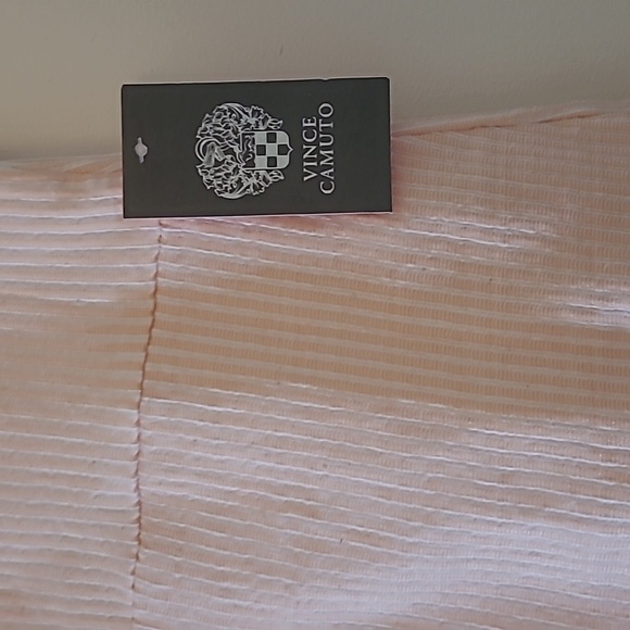 Vince Camuto Girl Dress, Pink & White stripes, Size 7 - Picture 2 of 6